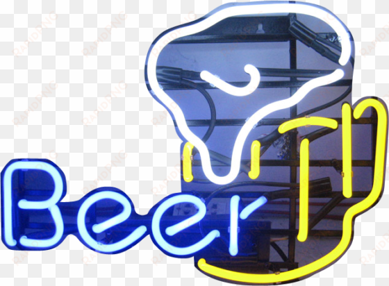 Beer Neon Sign - Neon Beer Sign Png transparent png image