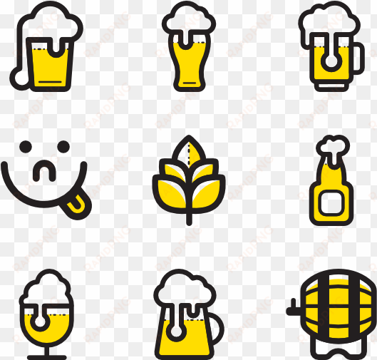beer set - beer icon