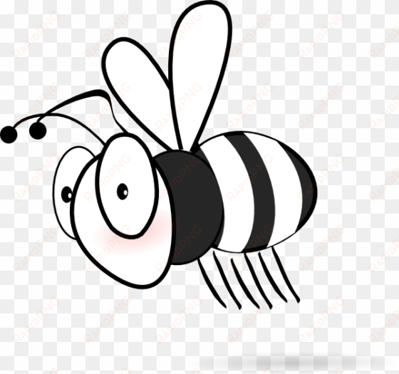 bees clipart outline - clipart black and white bee