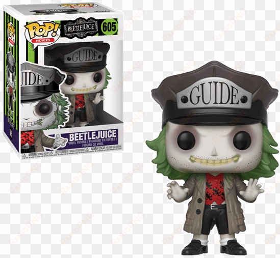 beetlejuice with guide hat pop vinyl figure - funko beetlejuice