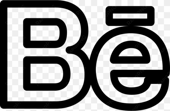 behance logo outline - icon