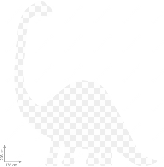 behangbeest brontosaurus - brontosaurus silhouette