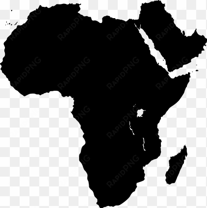 believe - silueta de africa