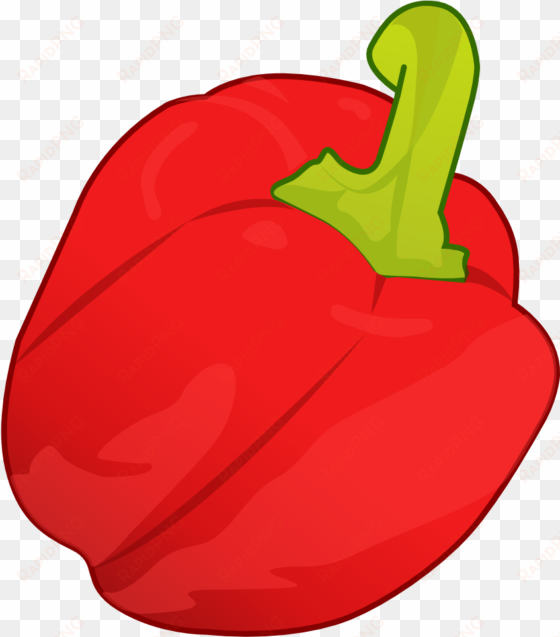 bell pepper sweet pepper paprika food vegetable - red bell pepper clipart