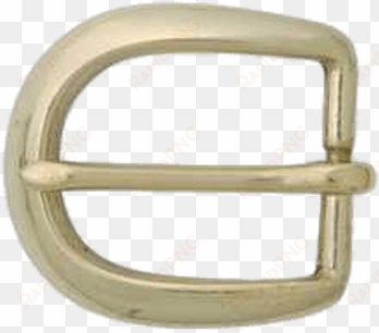 Belt Buckle - 1 1/2" Solid Brass Round Heel Bar Buckle transparent png image