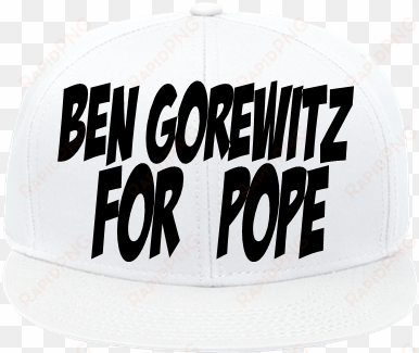 Ben Gorewitz Ben Gorewitz For Pope For Pope - Baseball Cap transparent png image