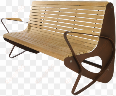 benches in wood - urban benches png