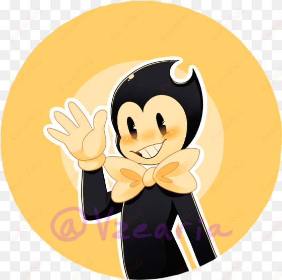 bendy button ^^ - cartoon