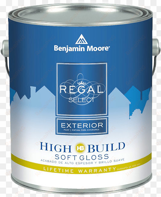 benjamin moore regal select exterior paint - regal select exterior high build - soft gloss finish(403)