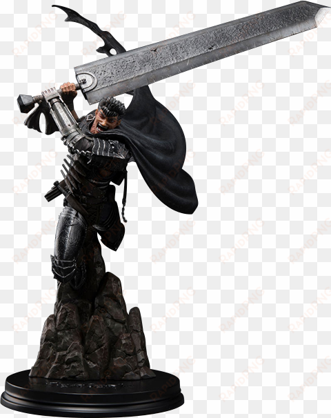 Berserk Statue Guts Black Swordsman - Guts Black Swordsman transparent png image