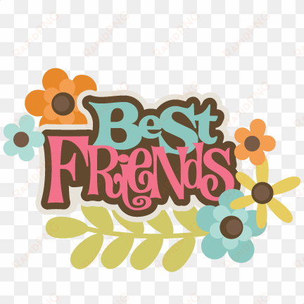 best friend png - best friends scrapbook stickers