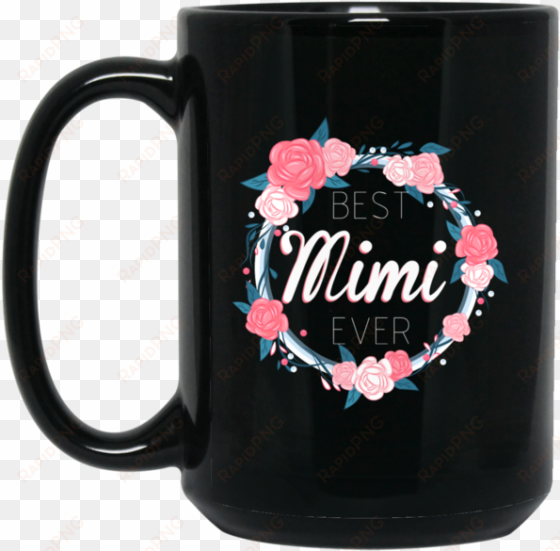 best mimi ever - golf stud black 15oz mug