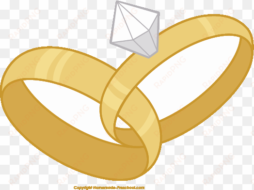 Best Of Diamond Clip Art Images Monster - Wedding Rings Clipart Gold transparent png image