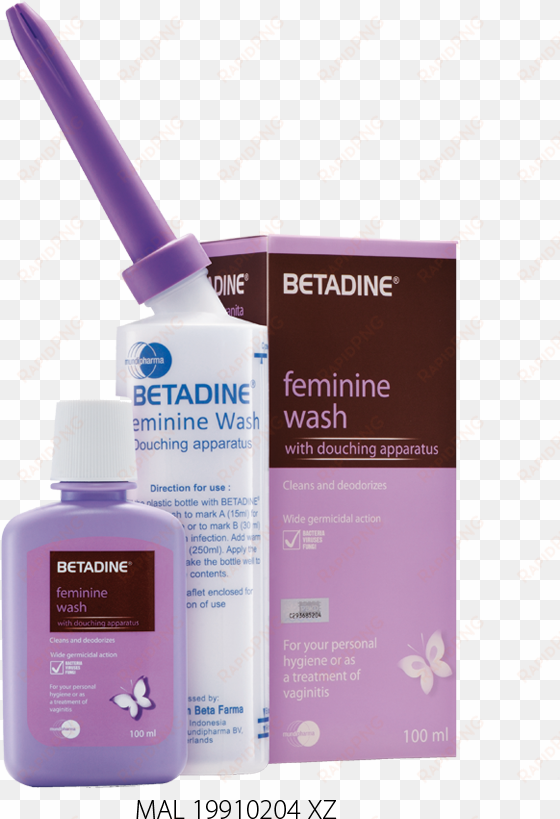 betadine feminine wash with douching apparatus