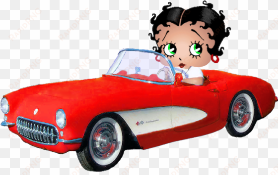 betty boop 1957 corvette photo bettyboop1957corvette - betty boop