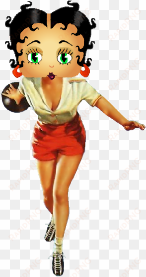 betty boop, bowling - betty boop african american bowlling