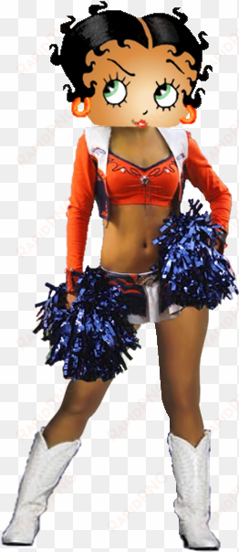 betty boop broncos cheerleader photo - betty boop texans cheerleader