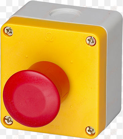 bg10p45-11 emergency stop station 40mm red button, - panic button png