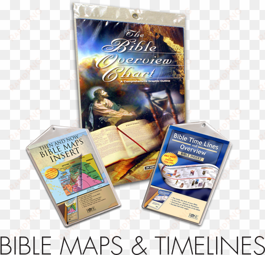 biblemapstimlines - bible time lines and overview bible insert (ultra-slim