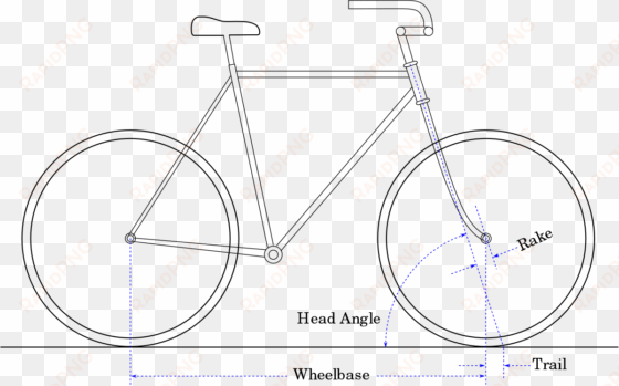 bicycle and motorcycle geometry - rake bike