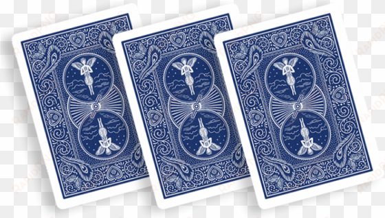 bicycle playing cards 809 mandolin back blue/red by - invisible deck bicycle mandolin (blue) - trick