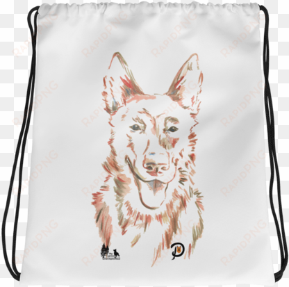 big cypress german shepherd rescue drawstring bag - big cypress