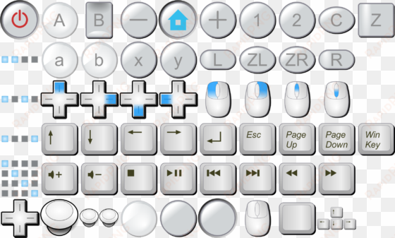 big image - computer keyboard key clipart