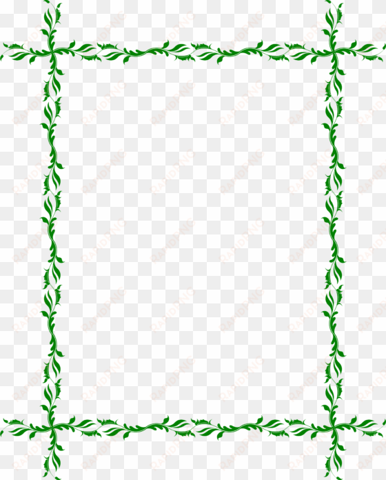 big image - green leafy frames png