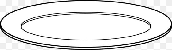 big image - plate clipart black and white