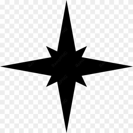 big image - simple compass rose png