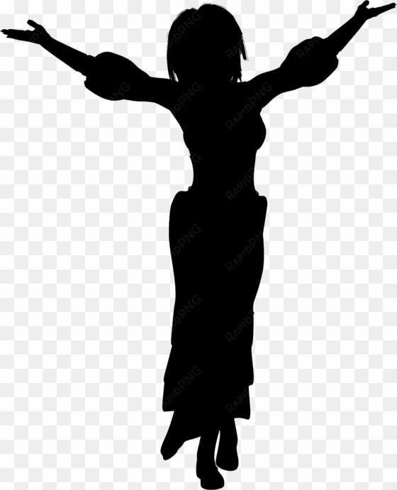 big image - woman silhouette