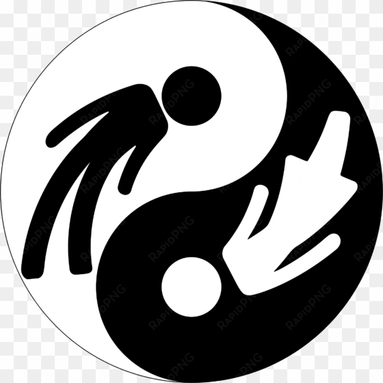 big image - yin yang symbol