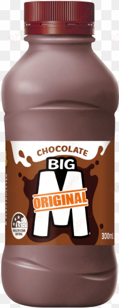 Big M Flavoured Milk Chocolate 300ml Bottle transparent png image