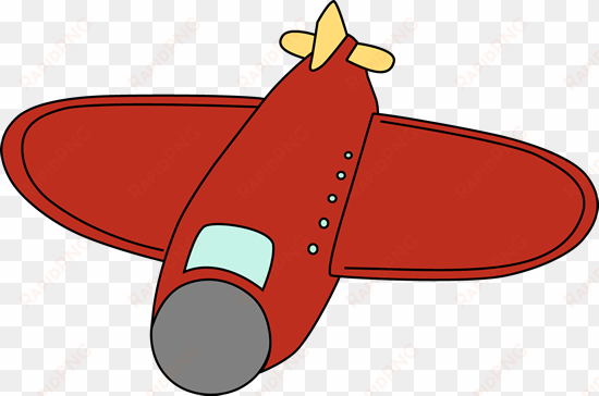 big red airplane clip art - big aeroplane clipart