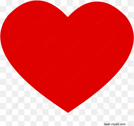 big red heart, free png clip art - loveclipart png