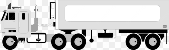 big rig semi-trailer truck car computer icons - trailer truck vector png