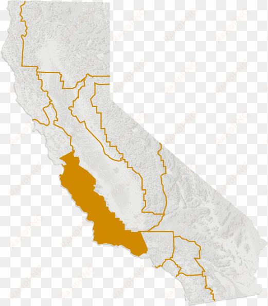 big sur vca maps centralcoast - orange county on a map of california
