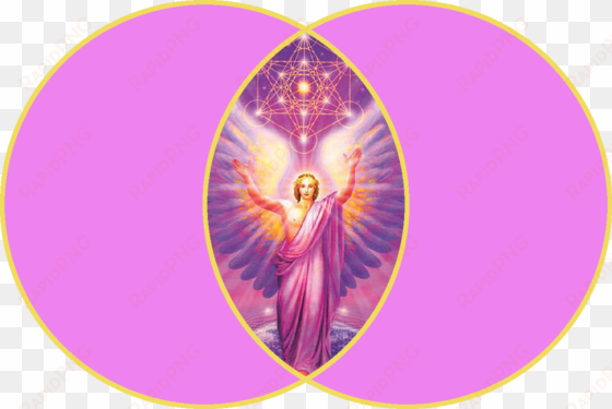 big vesica pisces violet aa metatron - archangel metatron