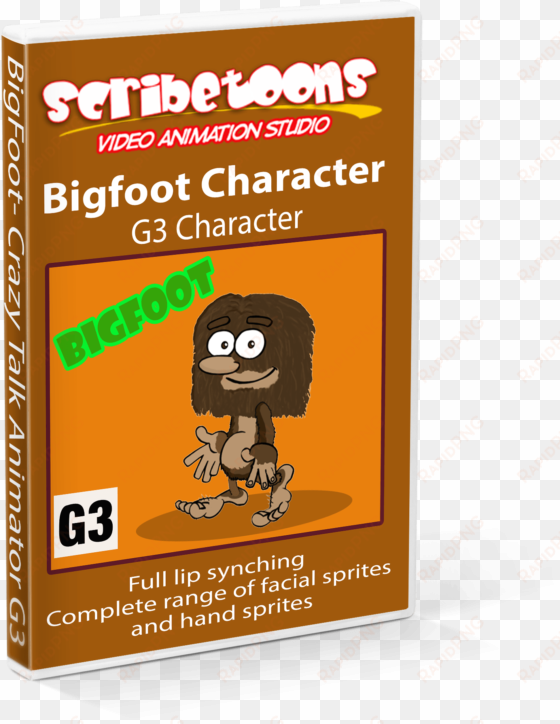 bigfoot g3 character - cartoon