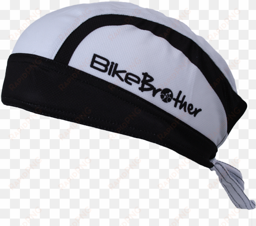 bikebrother team bandana white/black - bandana vit