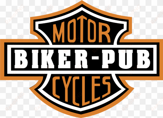 biker pub 01 logo png transparent - motor harley davidson logo