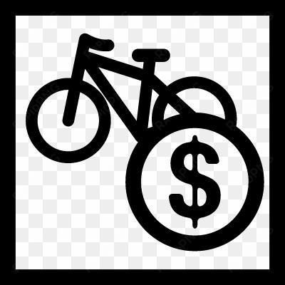 bikes sale sign in dollars vector - bicycle