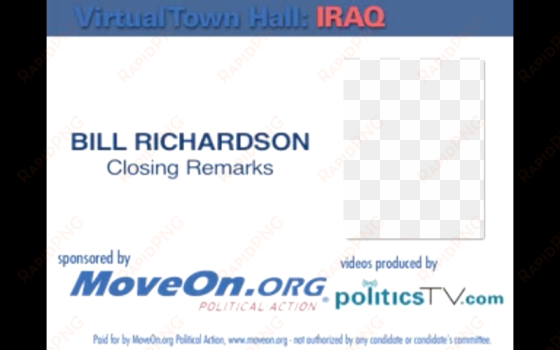 bill richardson closing remarks - software