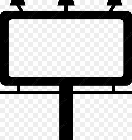 billboard clip art - out of home advertising icon