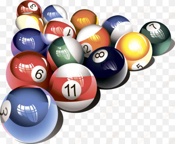 billiard balls png transparent image - billiards vector
