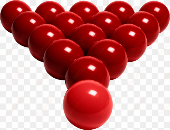 billiard red balls - snooker png