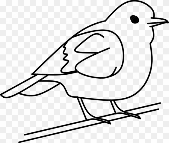 bird clipart for print out - bird black and white clip art