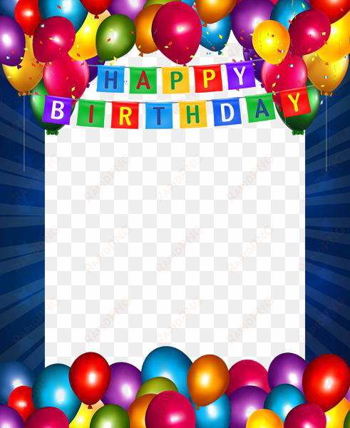 Birthday Collage Frame Png Clipart - Happy Birthday Frame Png transparent png image