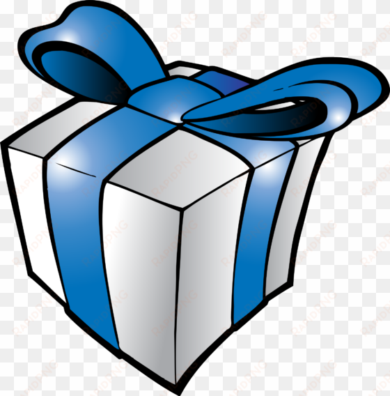 birthday present clipart 2 cliparting - blue gift clipart