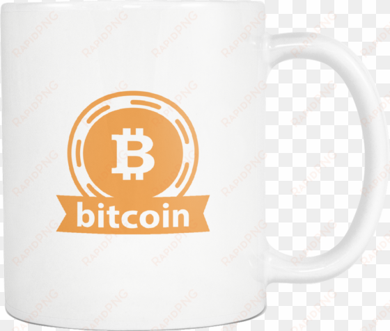 bitcoin logo ribbon - bitcoin